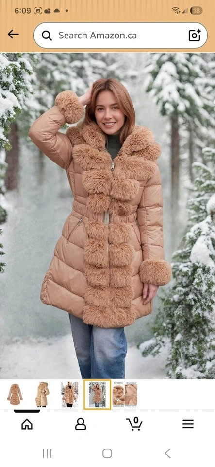 Premium Women Faux Leather Long Padding Hooded Jacket - BNWT - photo 3