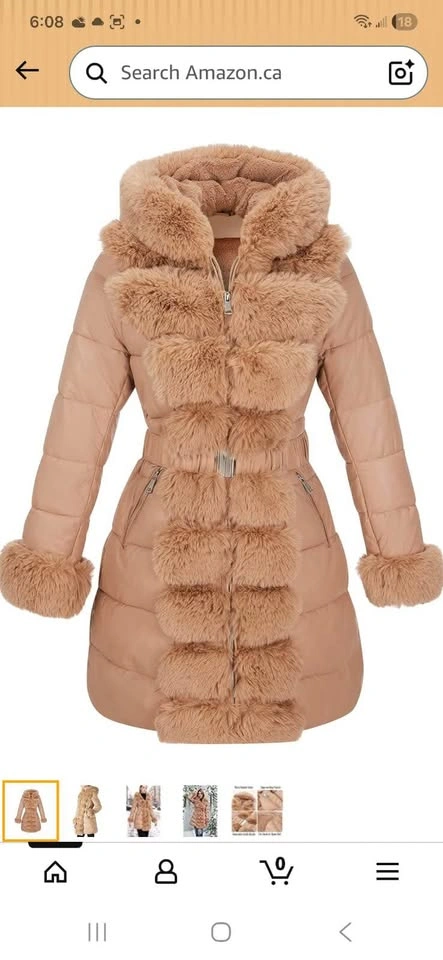 Premium Women Faux Leather Long Padding Hooded Jacket - BNWT - photo 4