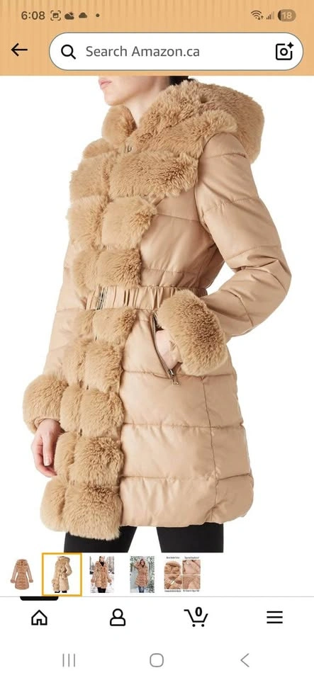 Premium Women Faux Leather Long Padding Hooded Jacket - BNWT - photo 5