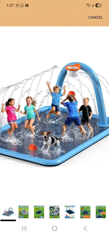 Water Splash Pad Brand New
