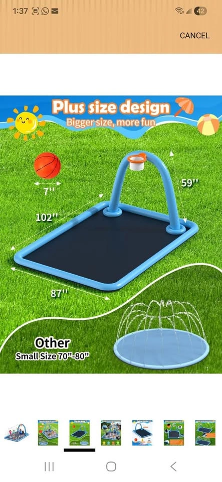 Water Splash Pad Brand New - photo 5