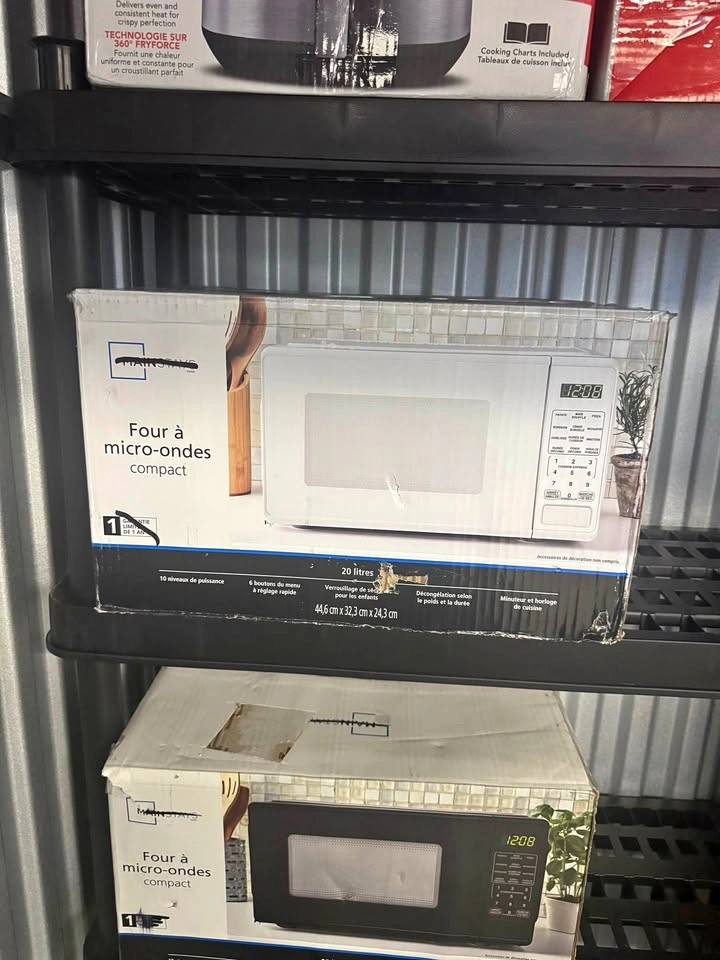 Mainstays 20L Compact Microwave – White