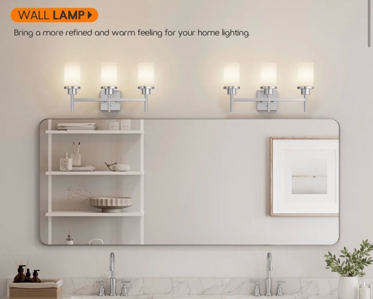 New 3 light fixture - photo 2