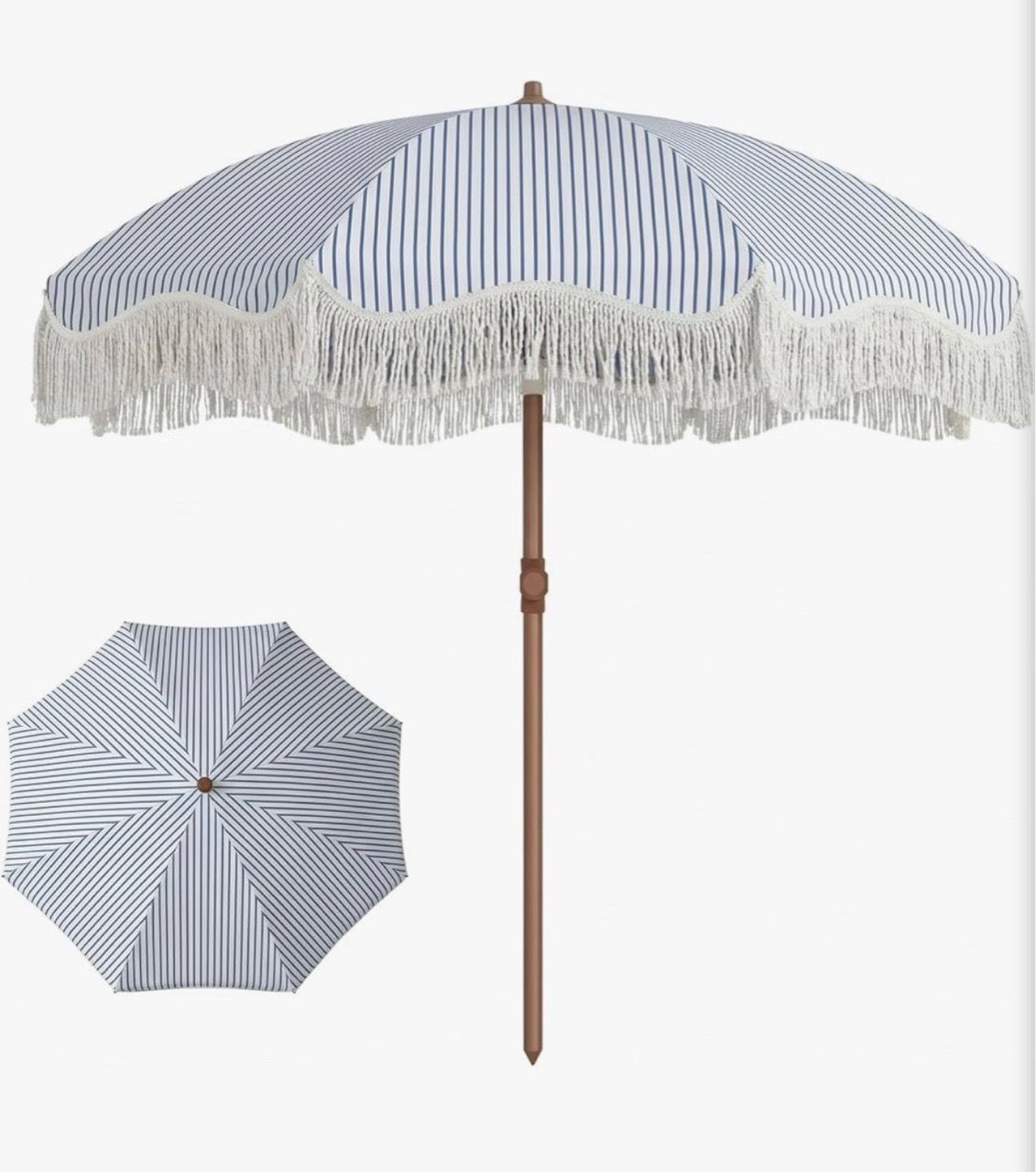 New 7ft Patio Umbrella with Fringe