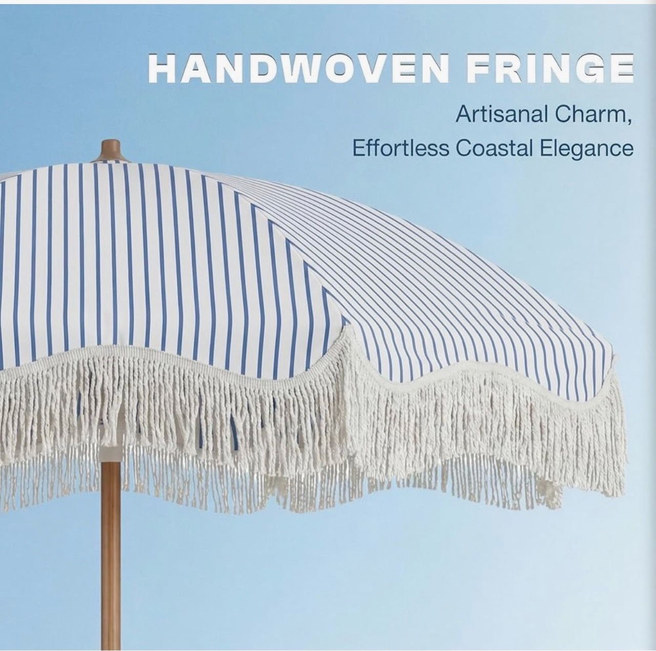 New 7ft Patio Umbrella with Fringe - photo 5