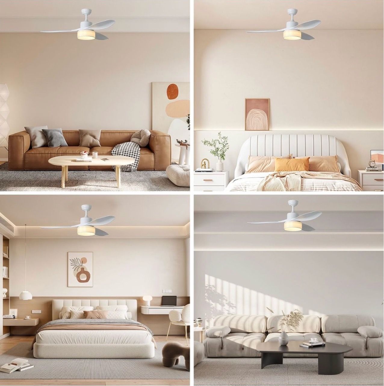 New 52” ceiling fan with light and remote control - photo 4