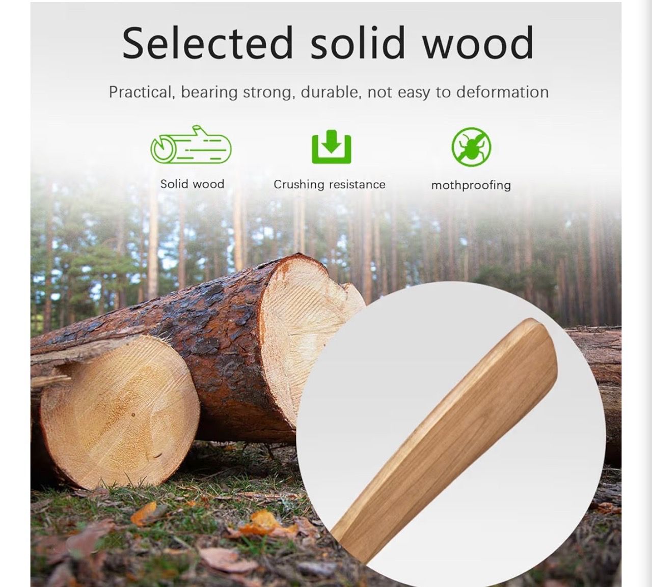 New 52” solid wood ceiling fan with light and remote control - photo 5