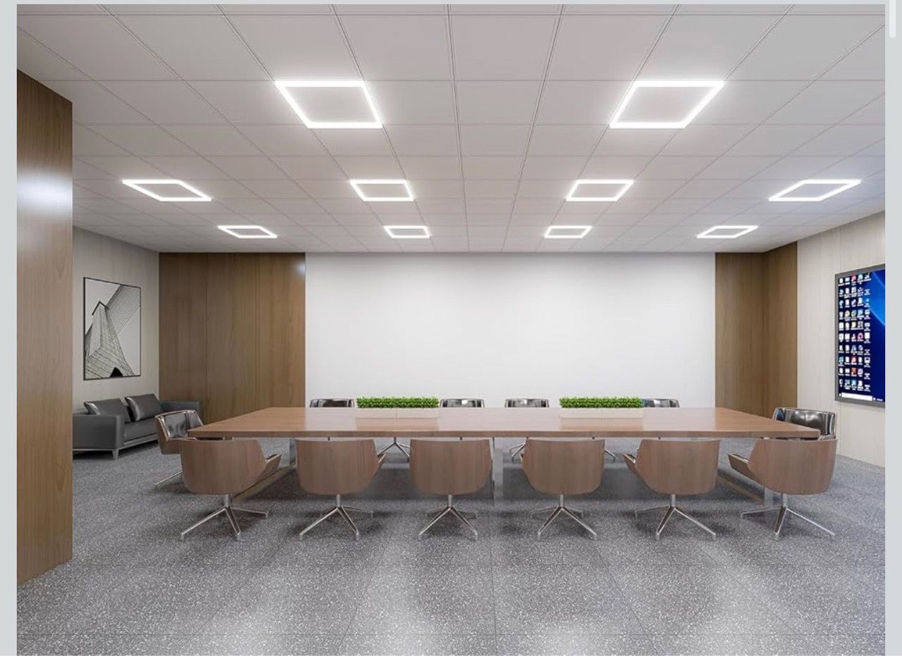 New Flat Panel Light 2x2 Ft 6 Pack Led Frame Panel - photo 2