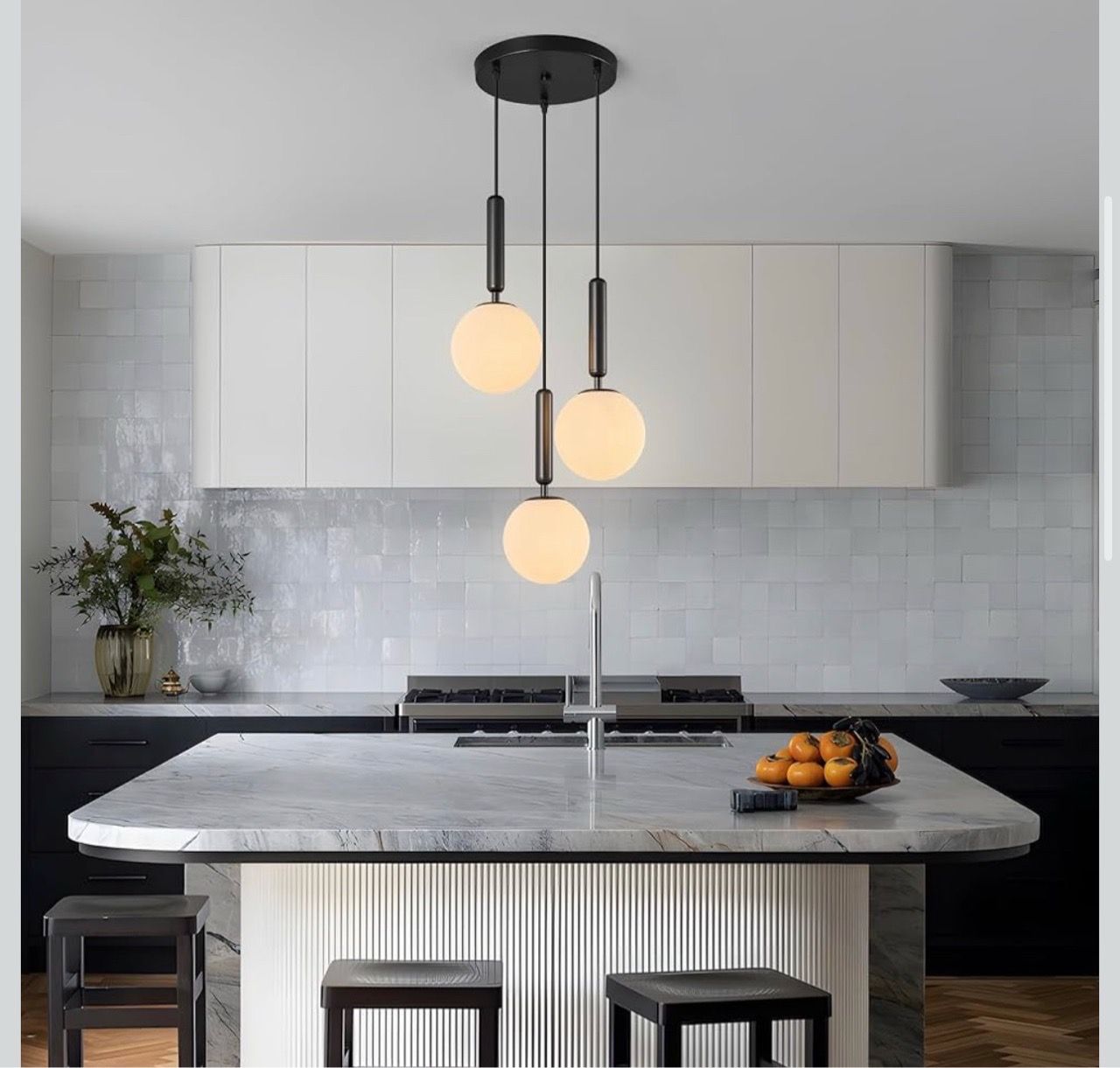 New Modern Black Pendant Light Hanging Fixture Light - photo 4