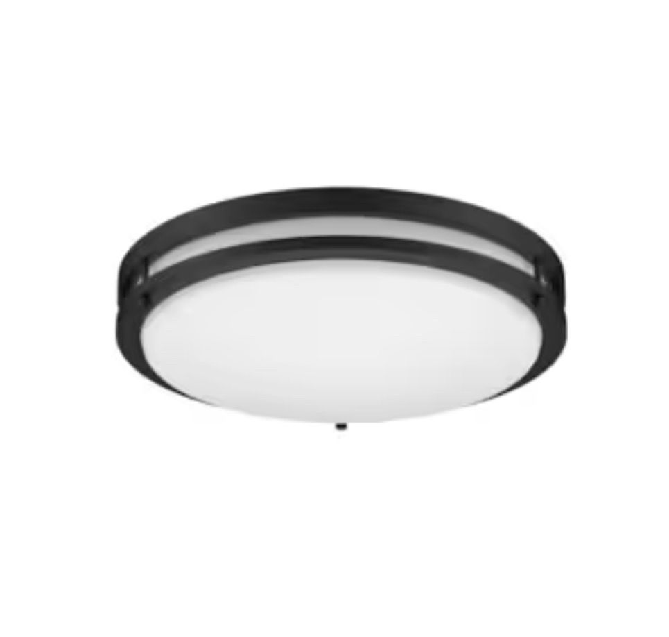 New Project Source 14-in LED Flushmount Light (Bronze)