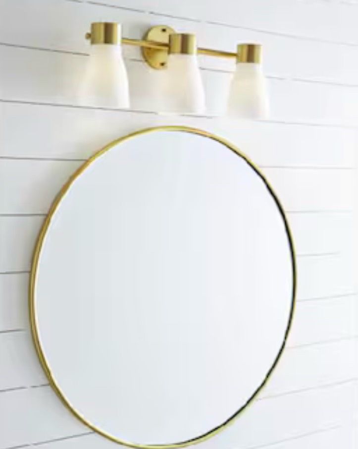 New Origin 21 Elleson 22-in 3 Light Brushed Gold Modern - photo 4