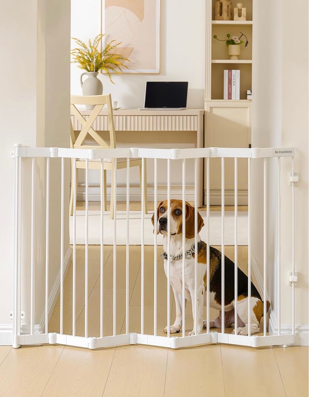 New No Pawblems Retractable Safety Gate, expands to 45”