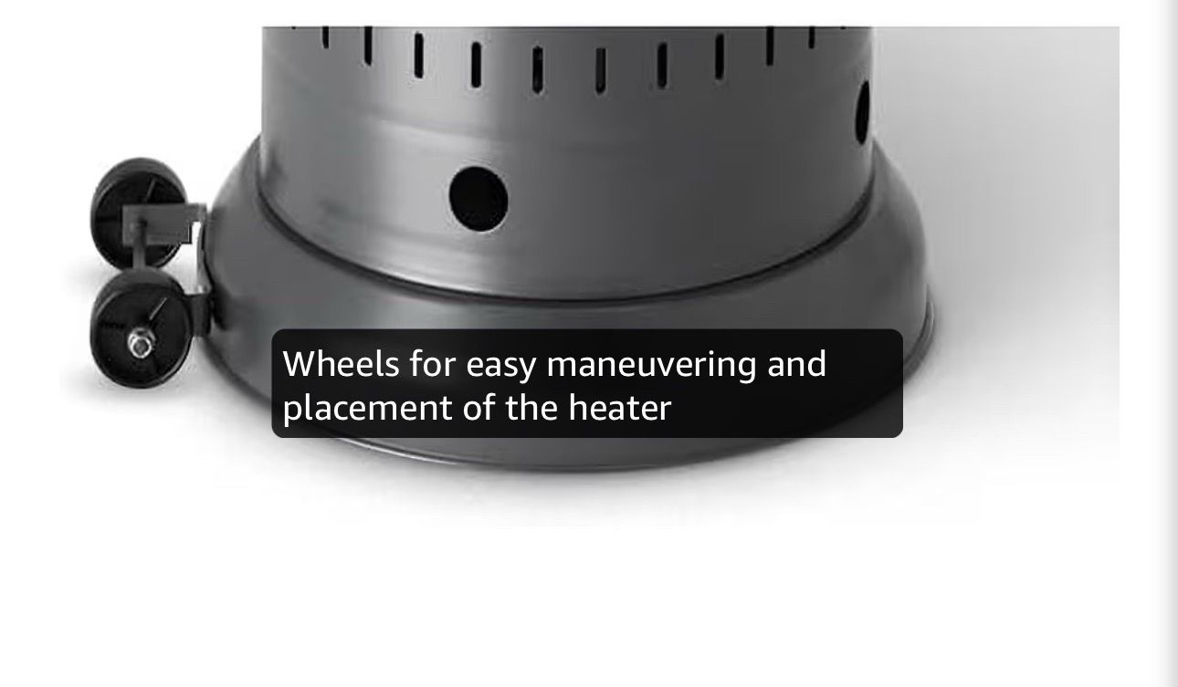 New Amazon Basics 46,000 BTU Portable Outdoor Patio Heater - photo 5