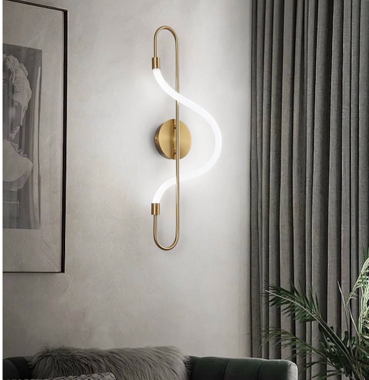 New Gold Wall Sconces Set of Two - photo 3