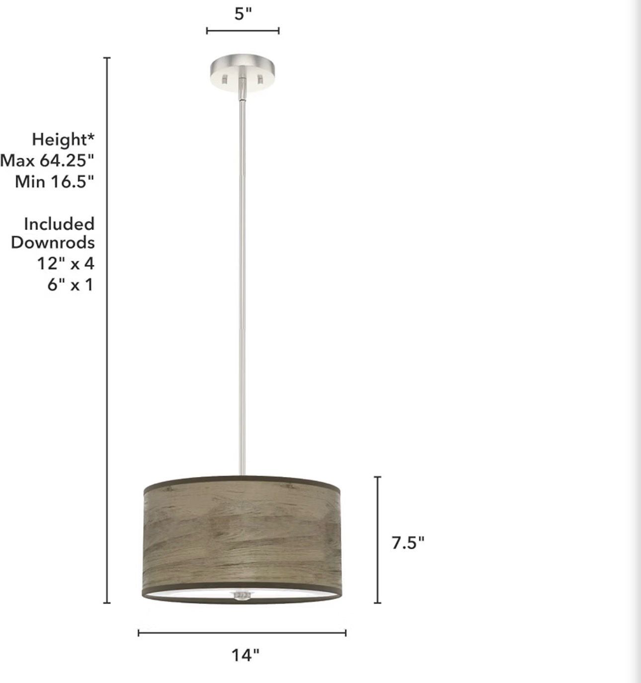 New Hunter - Solhaven 2-light Warm Grey Oak - photo 2