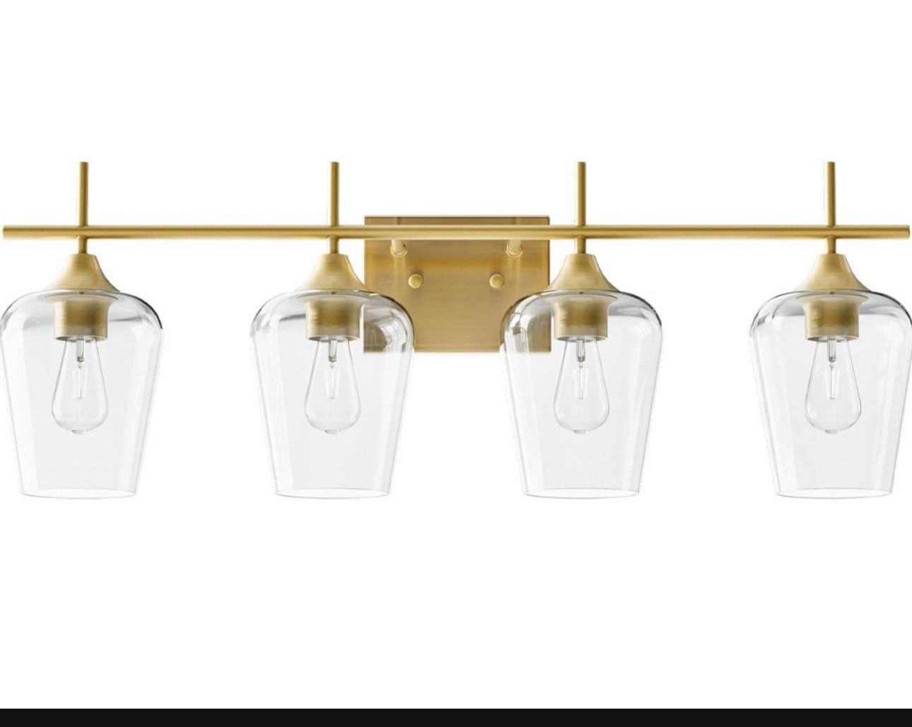 New VONLUCE Bathroom Vanity Light, 4-Light