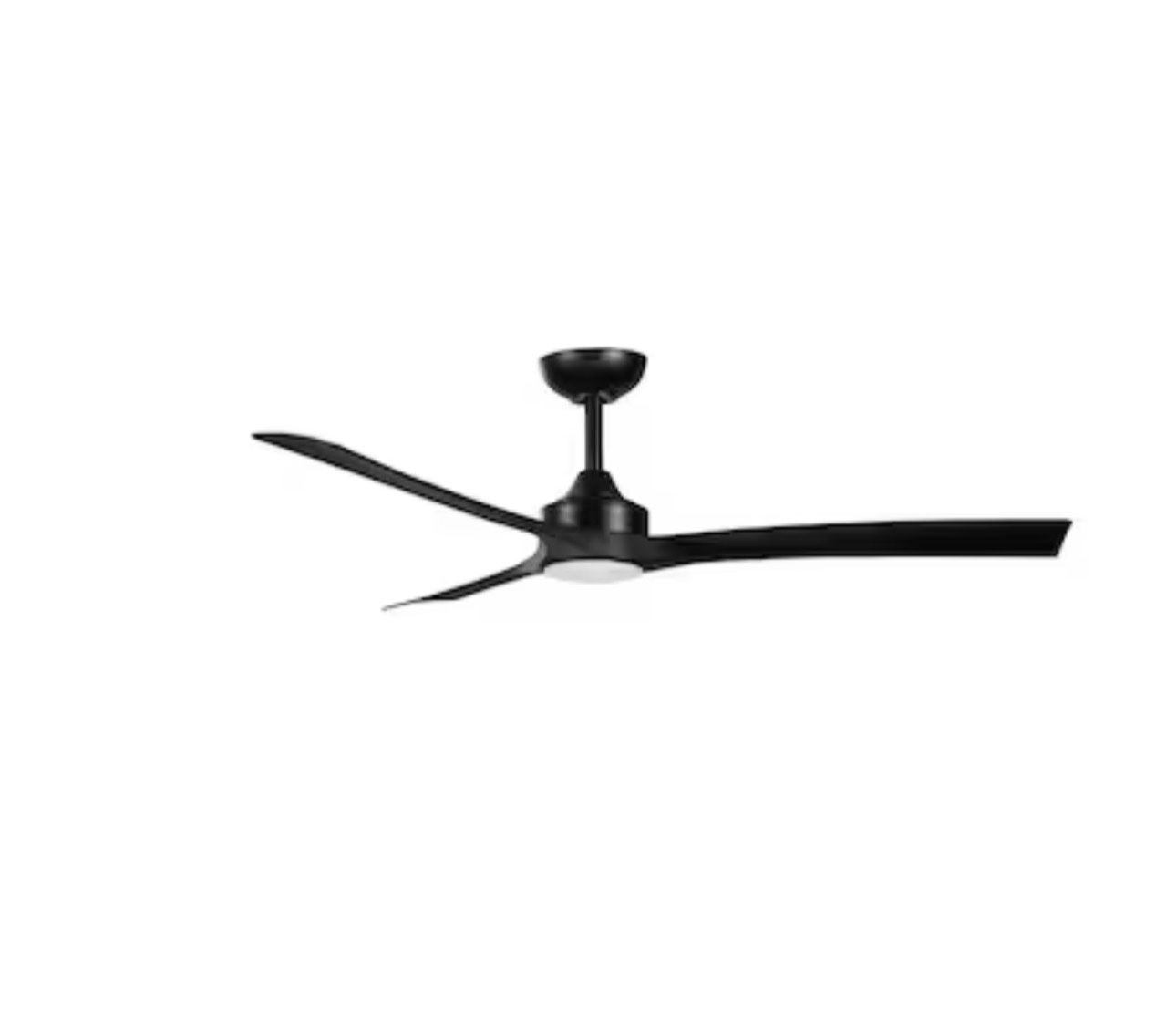 New Harbor Breeze Calavar 52-in Matte Black Ceiling Fan - photo 2