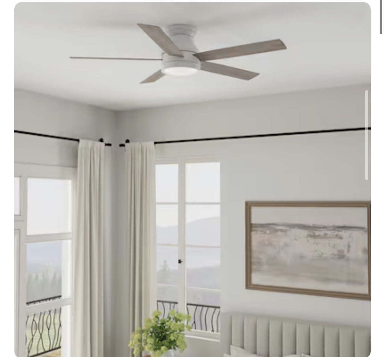 Harbor Breeze Calverton 52-in White Ceiling Fan - photo 4