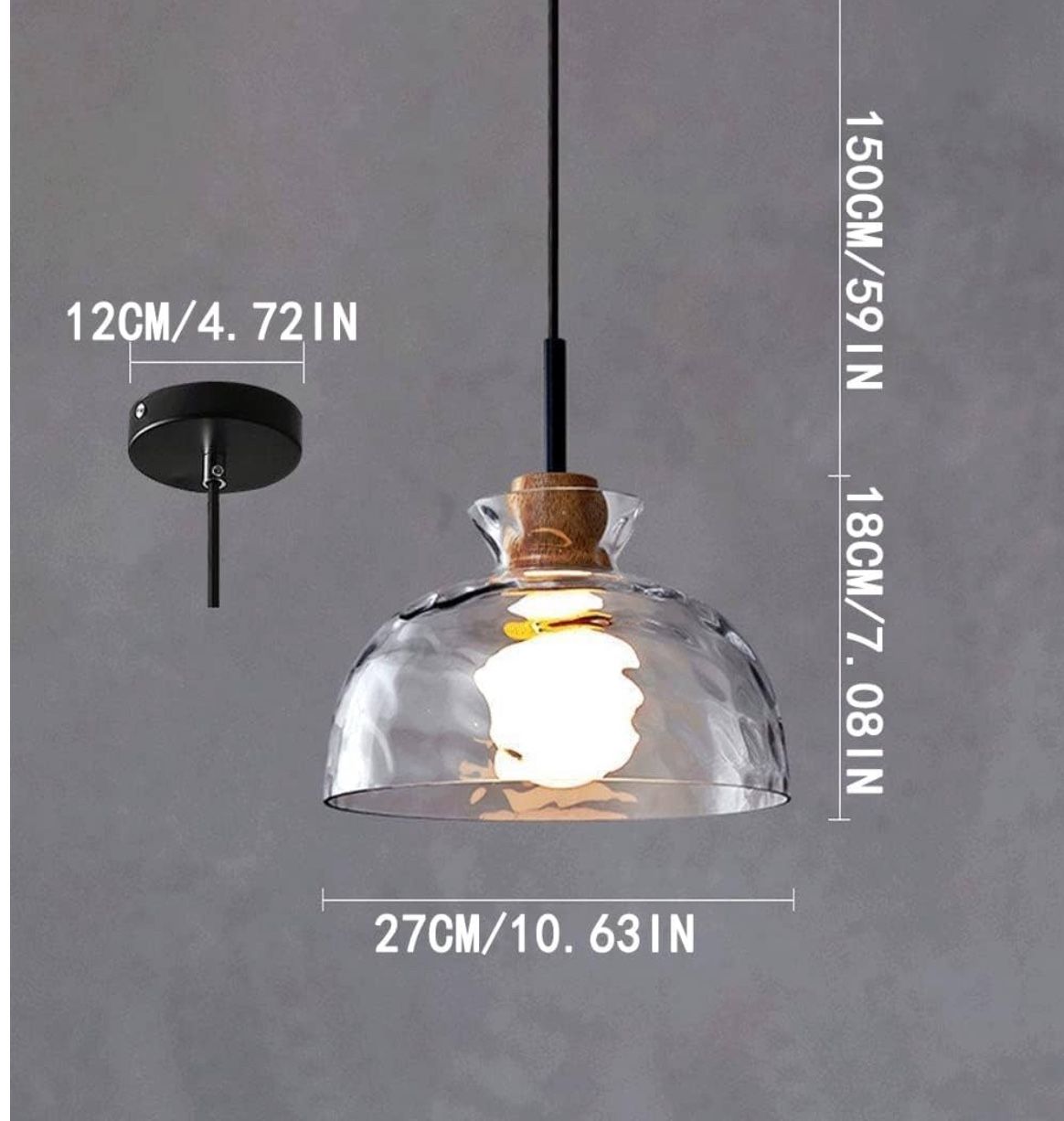 New Farmhouse Small Pendant Light - photo 3