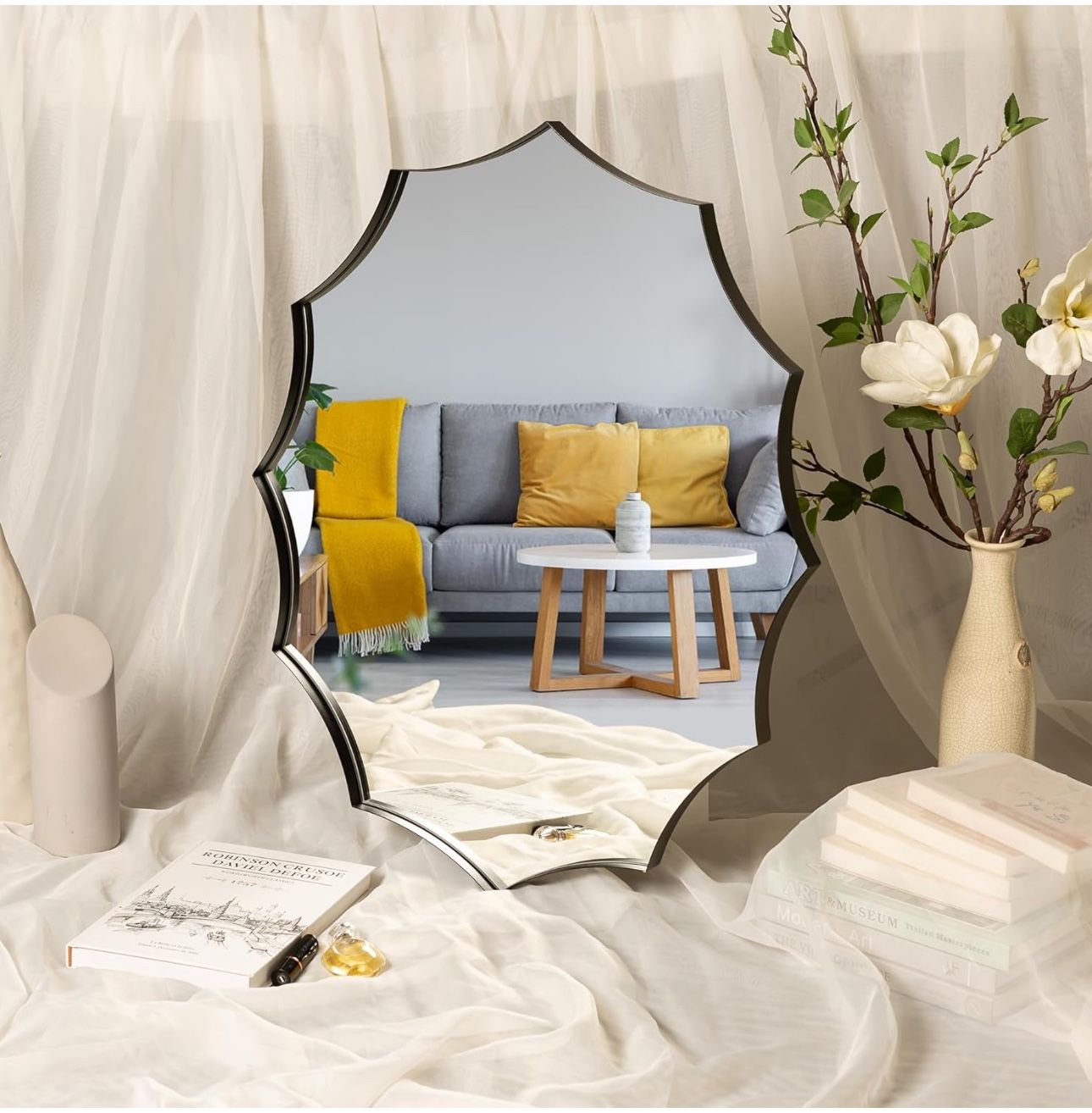 New 24"x30" Wavy Wall Mounted Mirror - photo 4