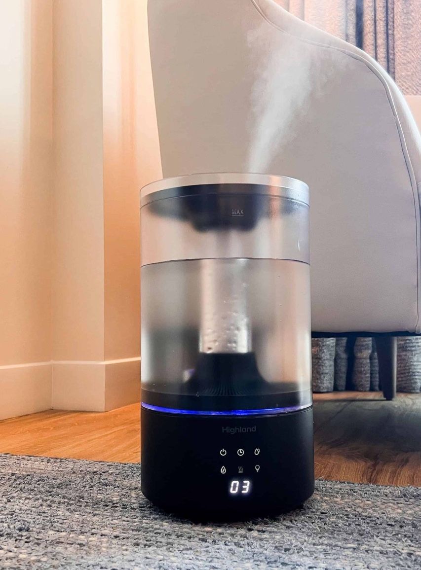 Highland 1.2-Gallon Tabletop Cool/Warm Mist Humidifier - photo 2