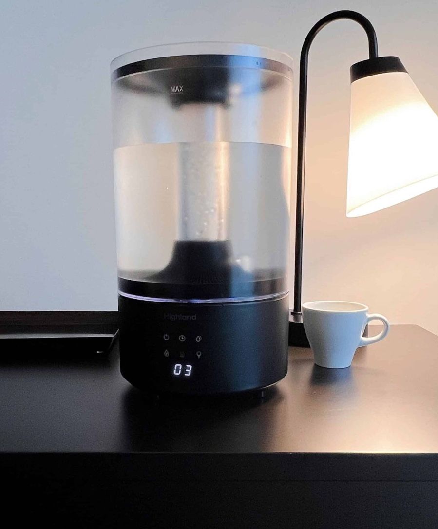 Highland 1.2-Gallon Tabletop Cool/Warm Mist Humidifier - photo 3