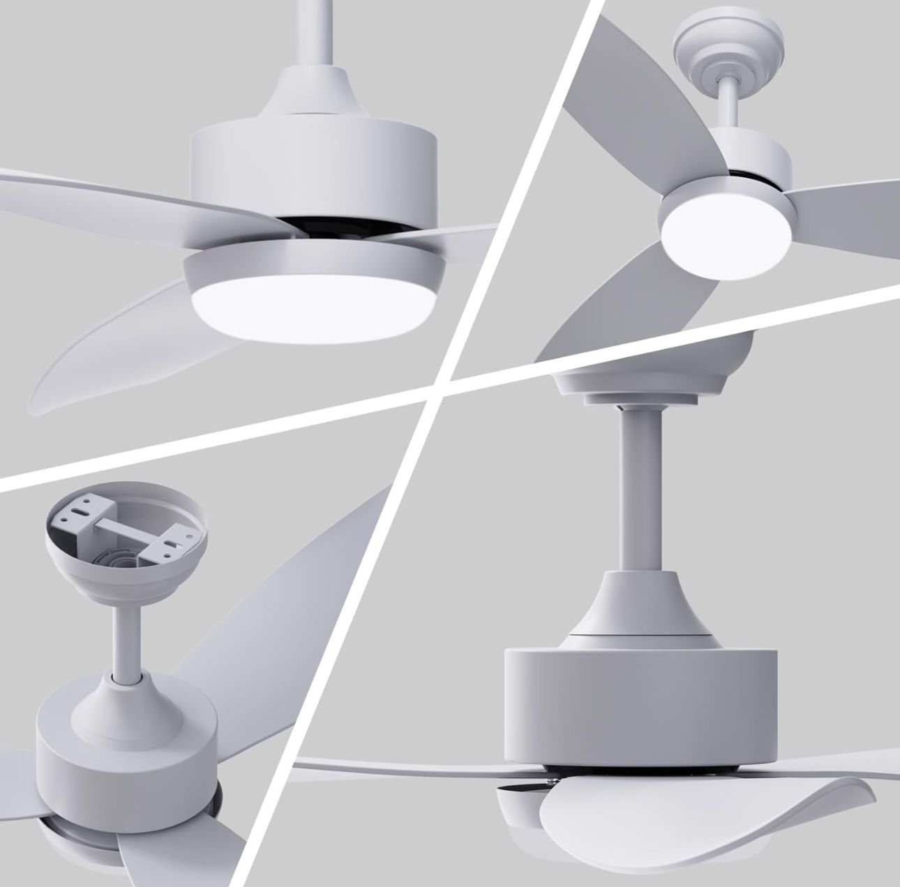 New Brown Color 52'' Ceiling Fan with Remote Control - photo 5