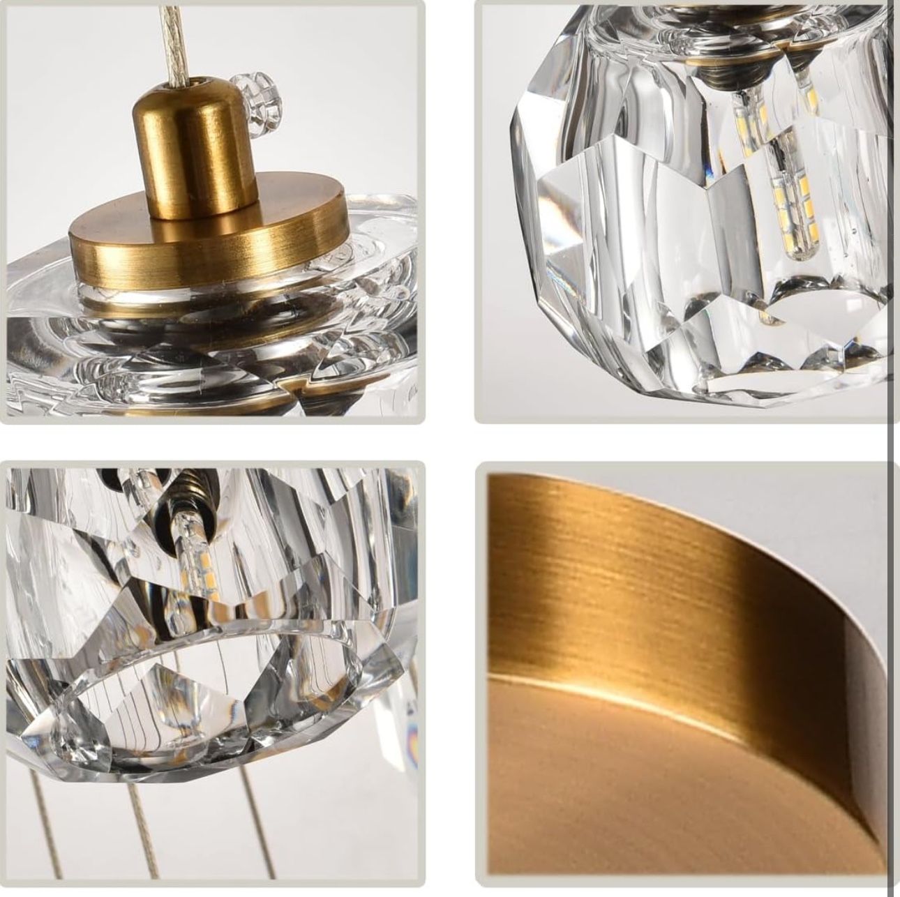 New 3-Light Cut Pendant Light Fixtures - photo 5