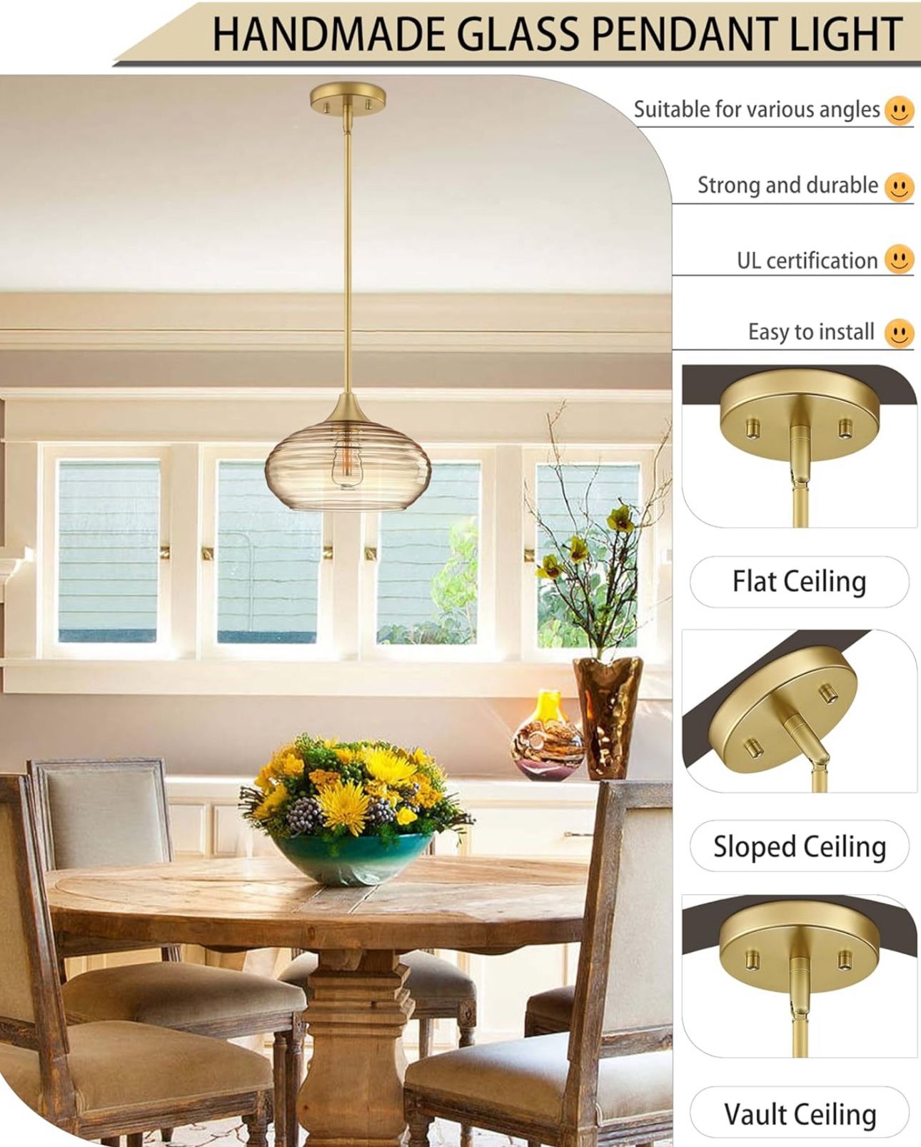 New 2 Pack 1 Light 10" Kitchen Island Hanging Pendant Light - photo 4