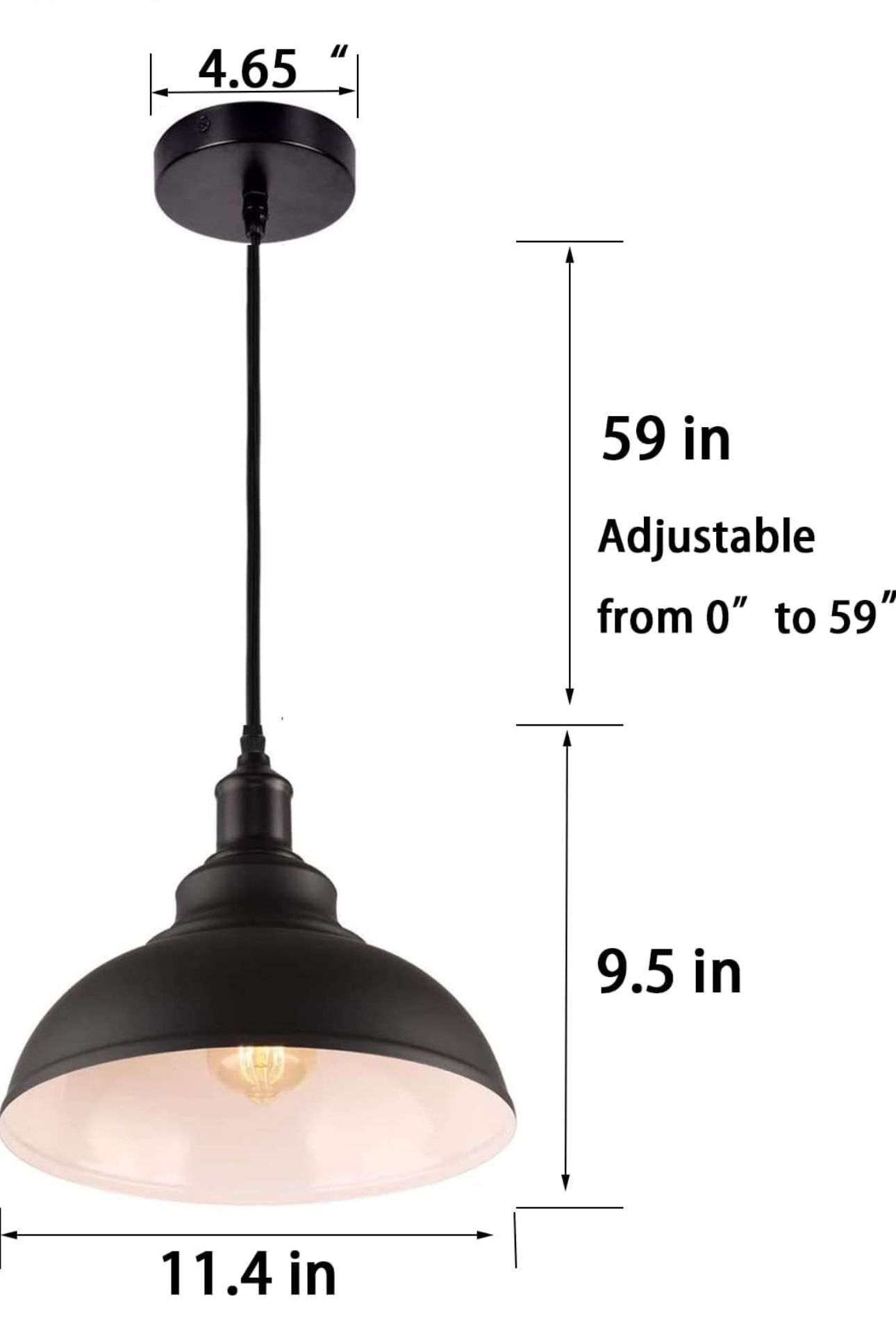 New Industrial Light Fixture For Kitchen Island (3 pack) - photo 3