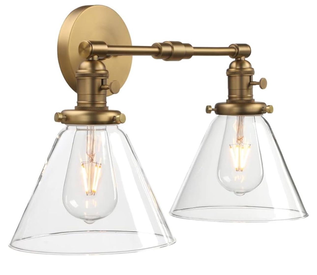 New Phansthy Double Sconce Antique Industrial Wall Sconce Light - photo 2