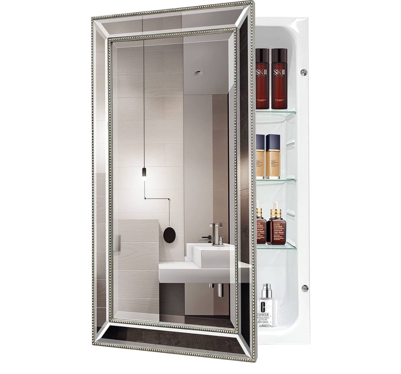 New Metro Beaded Retro Medicine Cabinet 22 x 30"