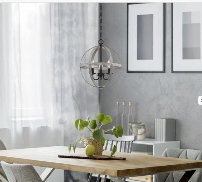 New Stella Mira Three-Light Indoor Chandelier - photo 2