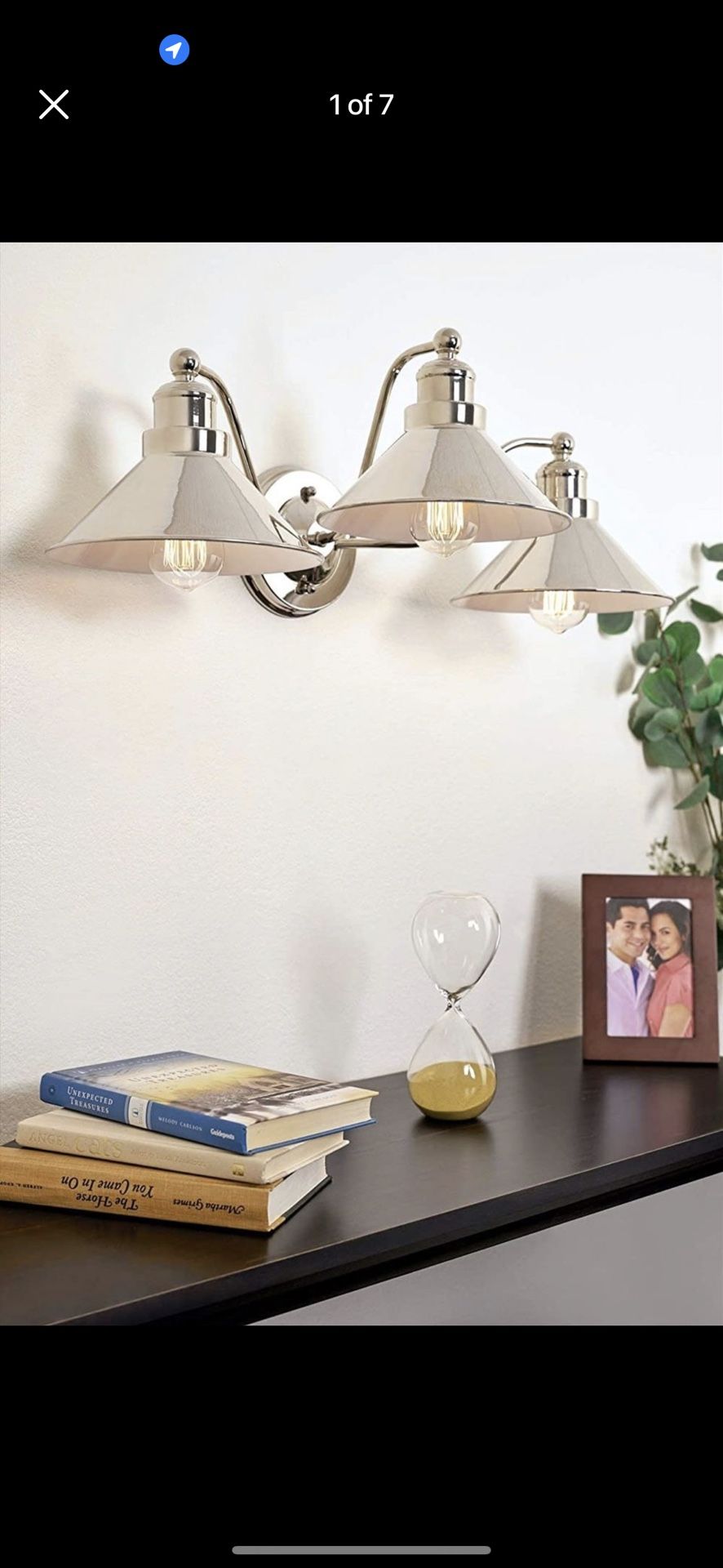 new 25.5" 3-Light Modern Farmhouse Bathroom Light - photo 2
