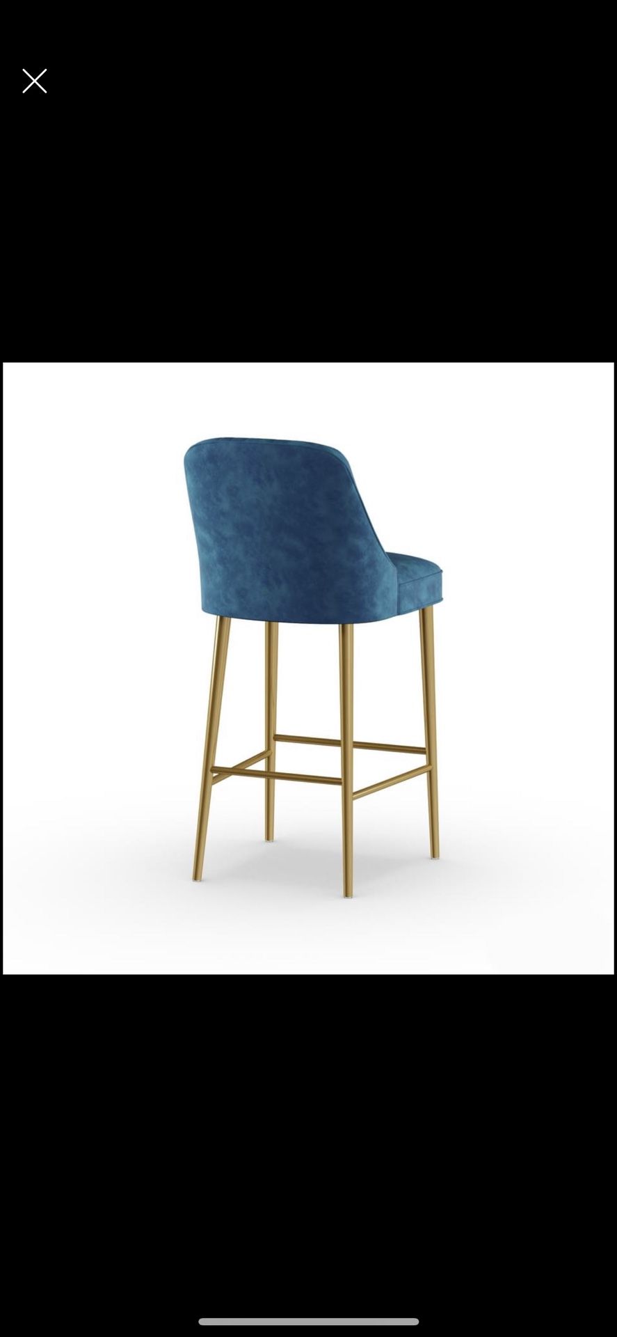 new MoDRN Neo Luxury Marcel Velvet 30 in. Bar Stool - photo 4