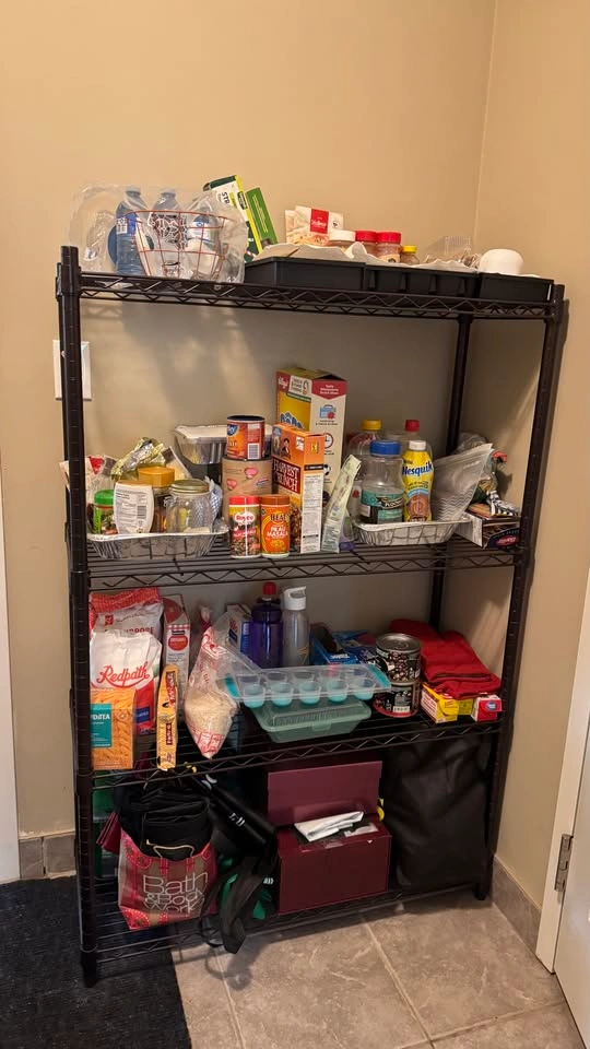 Heavy Duty 4-Tier Black Wire Storage Shelf - photo 2
