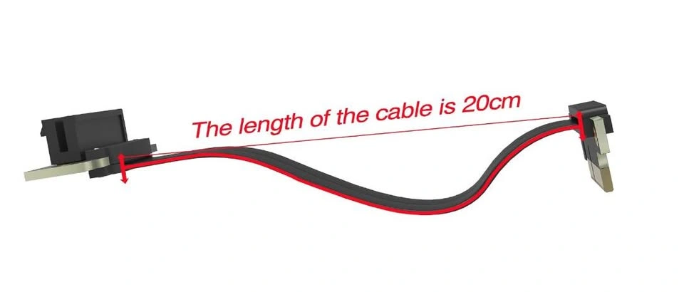 BRAND NEW IN BOX: 20cm PCIe 4.0 x4 Riser Cable - photo 2