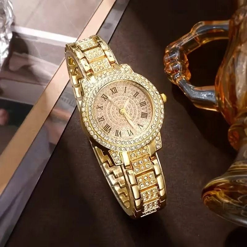7-Piece Women's Gold-Tone Watch & Jewelry Set - photo 2