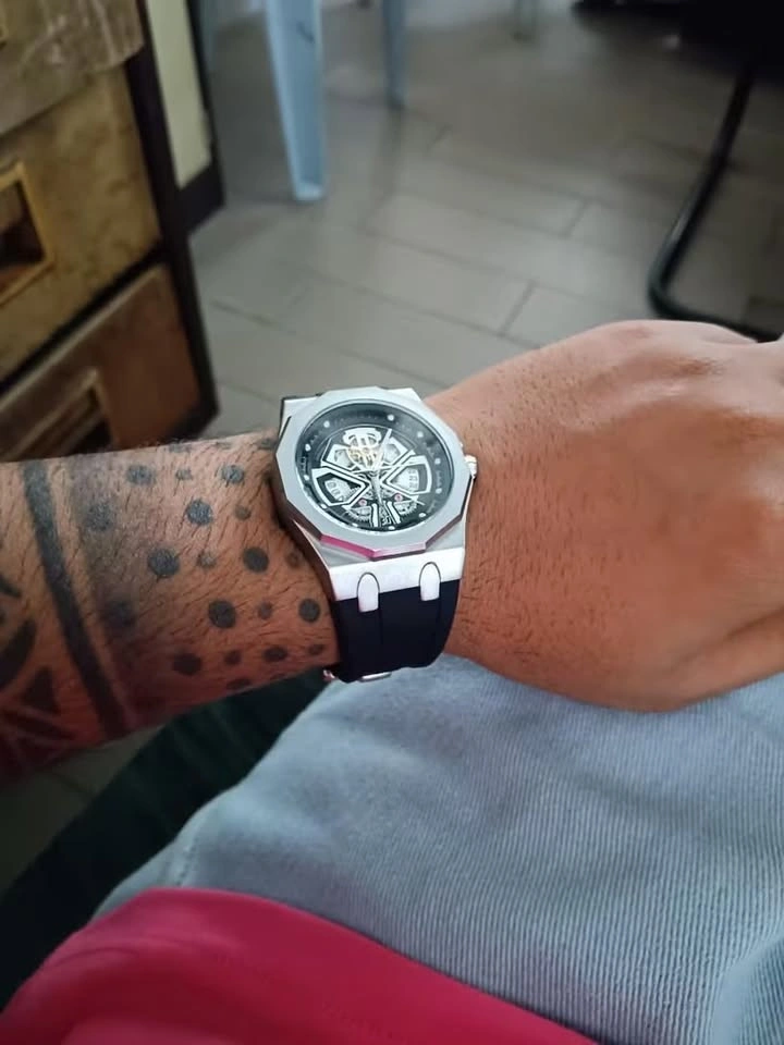(2 pcs only) Men’s Samurai Skeleton Watch – Stylish Black Luxury - photo 4