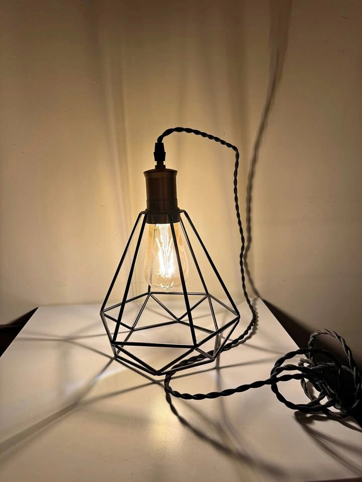 Hanging Cage Light Vintage Look