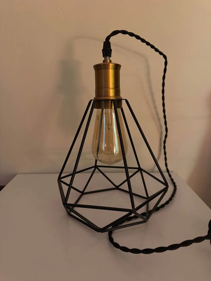 Hanging Cage Light Vintage Look - photo 2