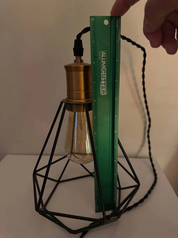 Hanging Cage Light Vintage Look - photo 5