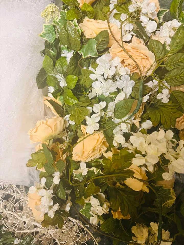 Full Box of Assorted Artificial Floral Garlands and Wedding Deco