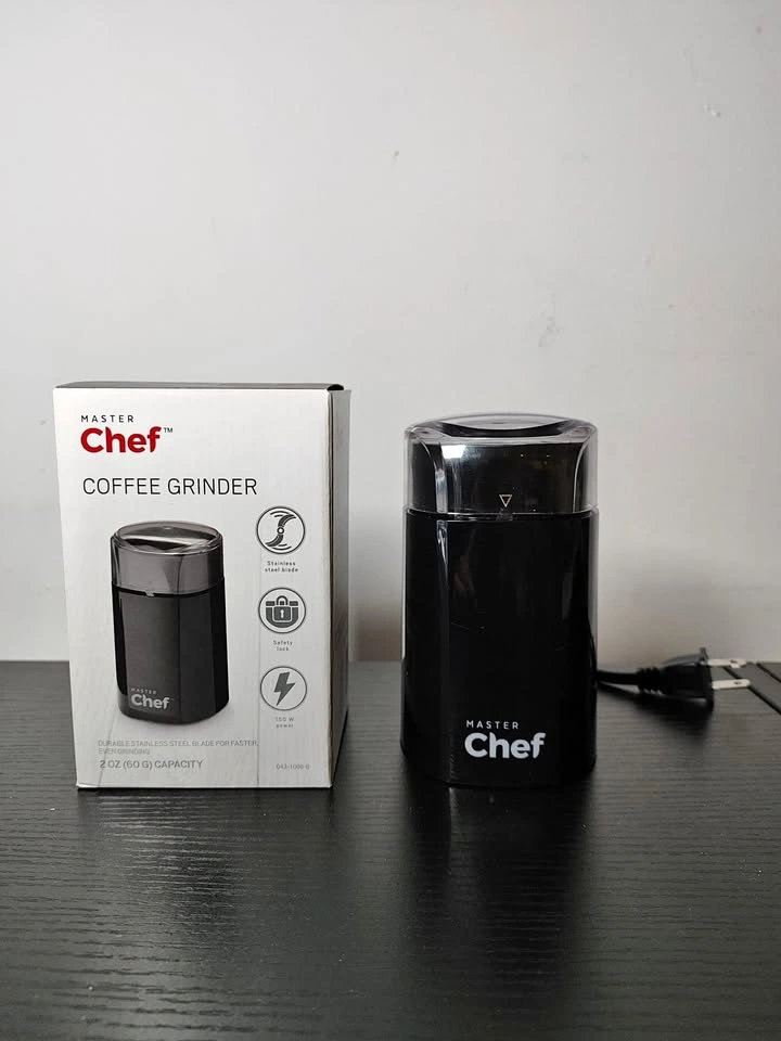 Coffee Grinder – Master Chef – Stainless Steel Blade, 2 oz Capac