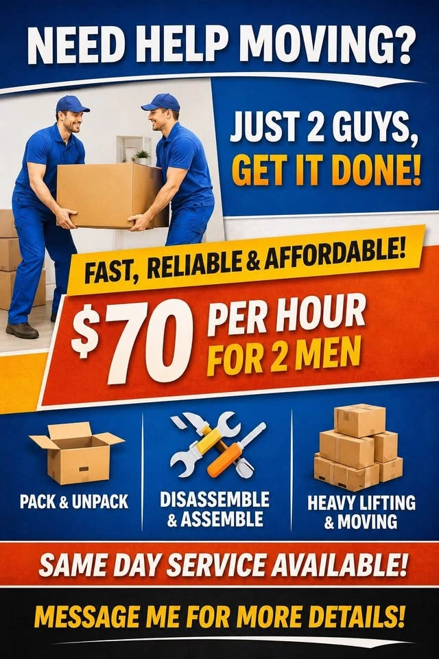 📦 Moving Help Available in Kamloops! 🚚