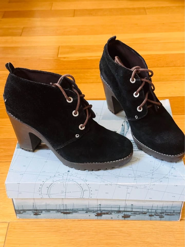 Sperry Top-Sider Princeton Black Suede Boots Size 8.5 - photo 3