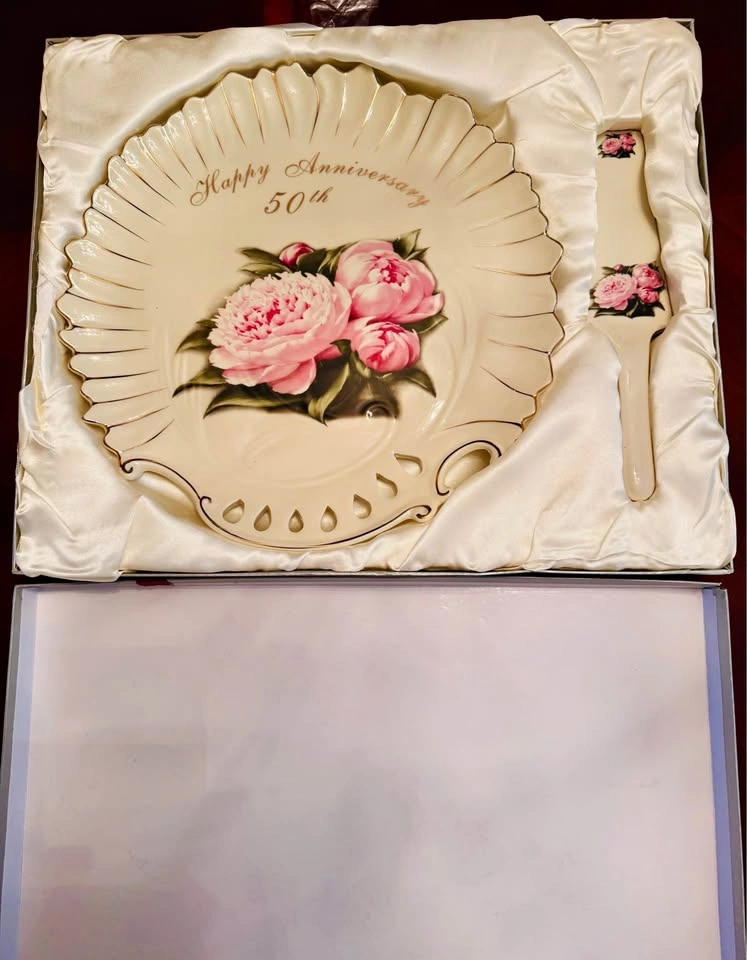 ACE Gift Collection 50th Anniversary Porcelain Plate & Server