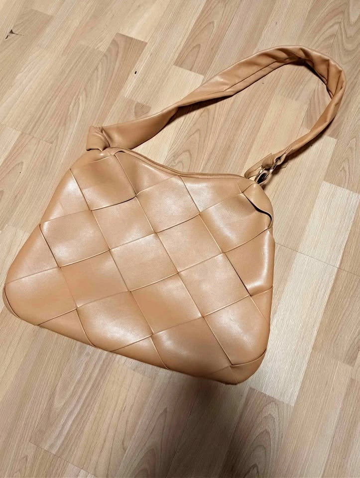 French Connection Woven Shoulder Bag