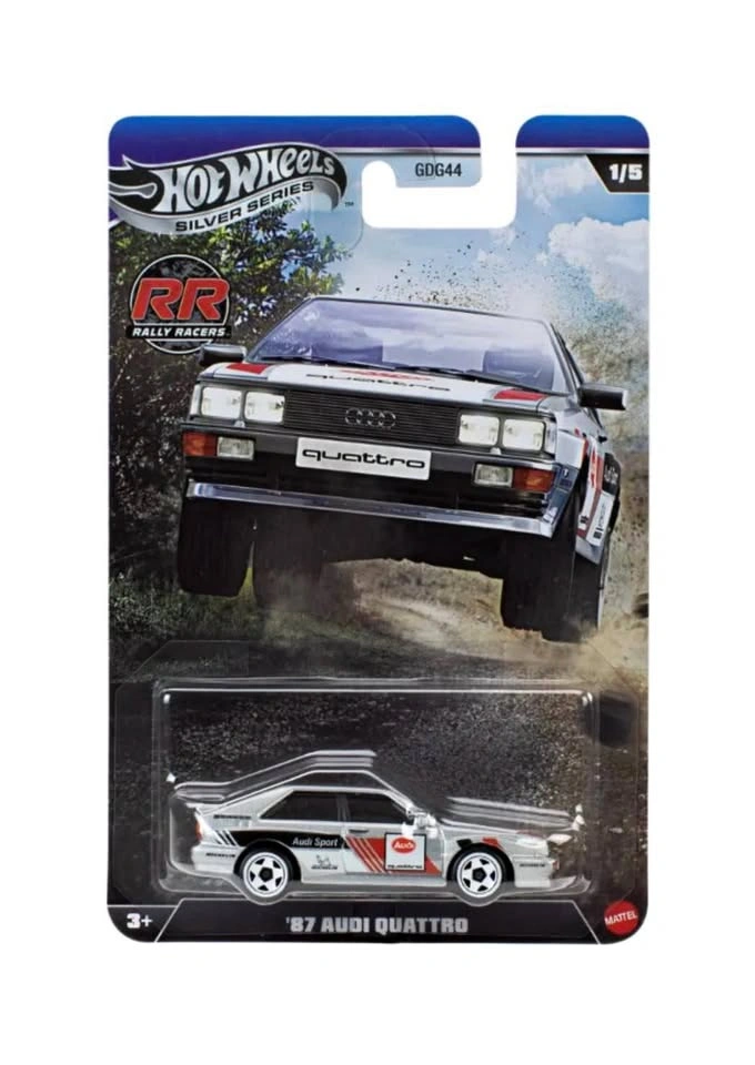 Hot Wheels '87 Audi Quattro Silver Series Rally Racers