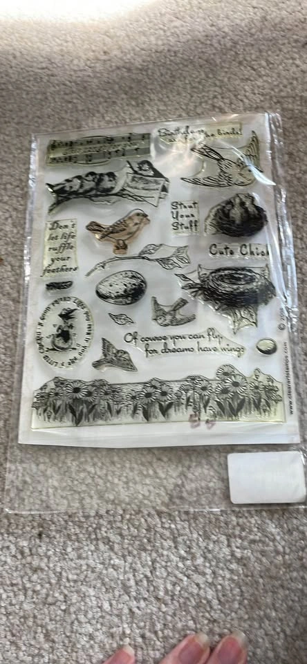 Forever in Time & Recollections Clear Stamps Lot of 5 - photo 2